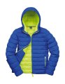 Heren Jas Result Snow Bird Hoodie R194M Ocean Blue-Lime Punch